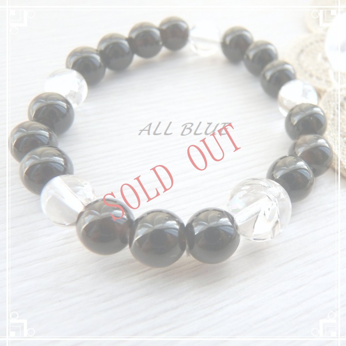 画像3: 【最高の魔除け・直観力・前向きな気持ちへ・マイナスエネルギーの浄化と純化・ポジティブに変換】チベット産　モリオンAAA（黒水晶）×レインボークォーツ＊五芒星＊ブレスレット (3)