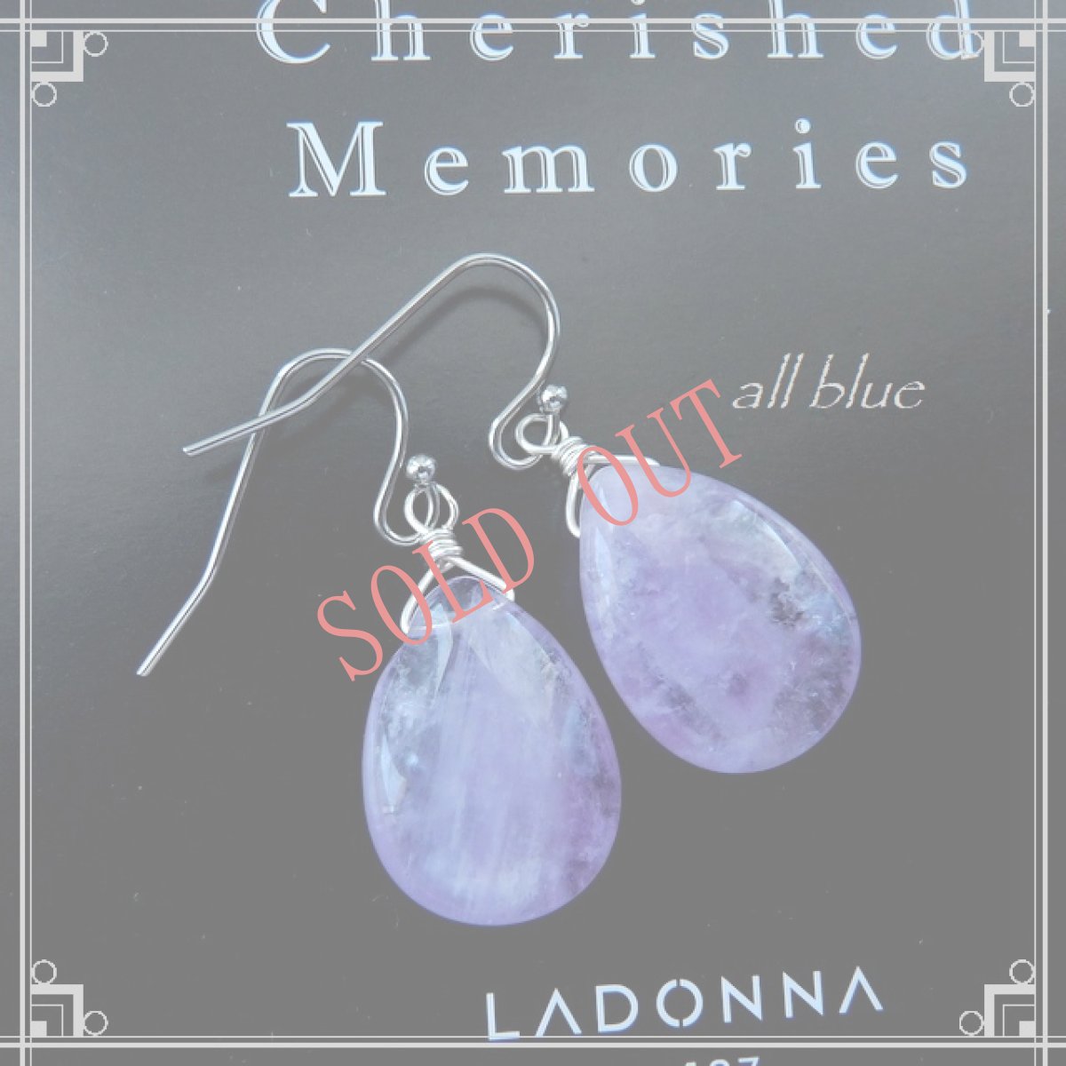 画像2: 【癒し・真実の恋愛・愛情運UP】 ラベンダーアメジスト *大粒しずく* サージカルステンレスピアス316(SUS) (2)